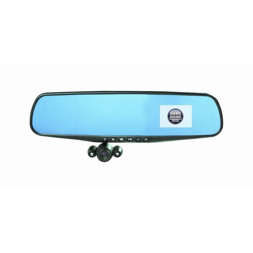 HD Mirror Cam Official As Seen on TV Dash Cam 350°, Motion Detection, 2.5" LCD